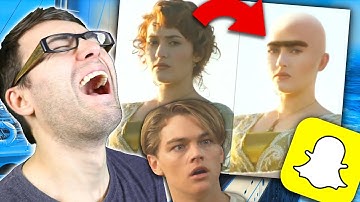 Ruining Iconic Movie Scenes With Face Filters!