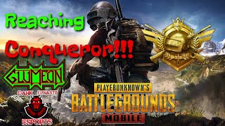 Reaching Conqueror Rank!!! - Dank Dynasty - PUBG Mobile