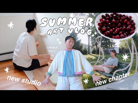 summer art vlog