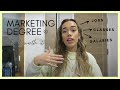 the TRUTH about a MARKETING DEGREE | best & worst jobs, salaries, what to expect, classes