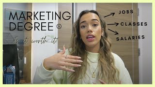 MARKETING DEGREE  is it worth it? | best & worst jobs, salaries, what to expect, classes
