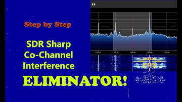 SDR Sharp co-channel interference eliminator - a new feature in Q4 2020. Step by Step instruction.