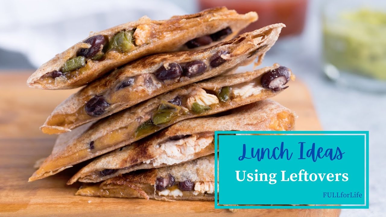 What a typical lunch in the FULLforLife kitchen looks like (using leftovers!)