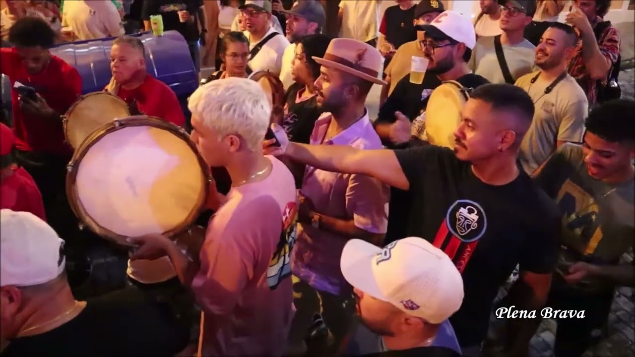 Plena Callejera Pre-Sanse 2024  - Izhar Vargas  #cultura #puertorico #live #video #plena  #3424