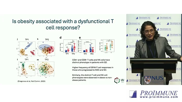 Prof. Malavige: T cell responses in obese & non-obese dengue patients with varying disease severity