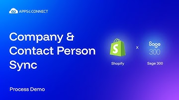 Simplify Partner Data Management | Shopify & Sage 300 Integration Demo