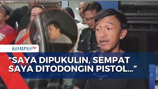 Arogan! Pengemudi Berpelat Dinas Polisi Aniaya dan Todong Pistol ke Sopir Taksi Online