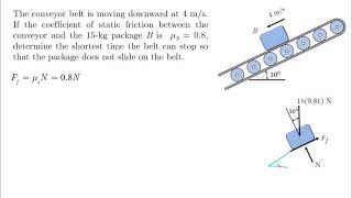 Force and Acceleration - Problem 4 - Dynamics Tutorial