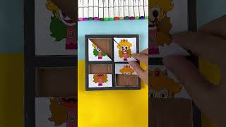 Princesses Peach from Mario#cardboard game art#craft#Super Mario Boss#ytshorts