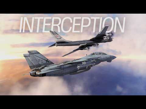Spy Games USA & Russia F-14 Tomcat Defending The Fleet | DCS World