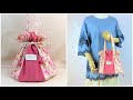 巾着バッグの作り方 裏地付き マチ付き　How to make a drawstring bag / diy kawaii bag 　６枚はぎで作る可愛い巾着バッグ