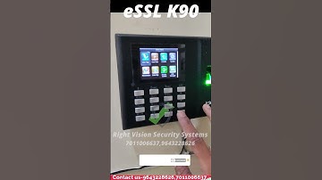 eSSL K90 Pro  | Fingerprint | 7011006637 | #rightvision