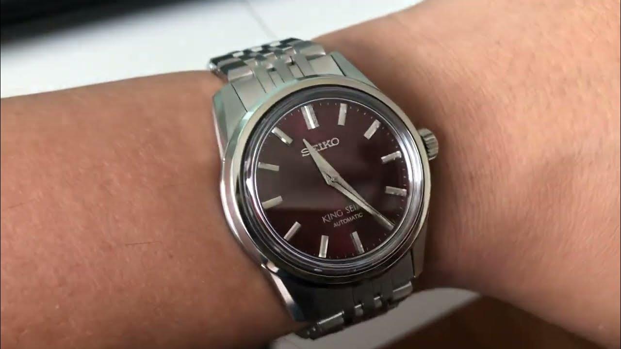 On my wrist with the King Seiko Collection SPB287J1 Red Dial by Watchhobby  - YouTube