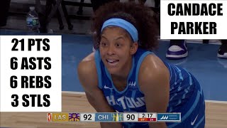 Candace Parker STUFFS Stats In 1st WNBA Game Of Season vs Her Old Team! | L.A. Sparks @ Chicago Sky