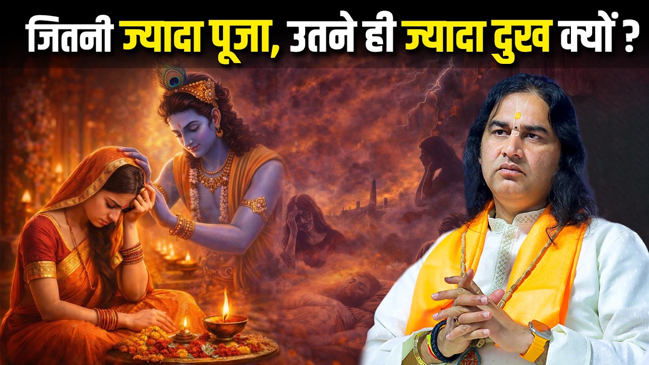 क्या आपको भी लगता है, जितनी पूजा उतने ही दुख !   Shri Devkinandan Thakur Ji