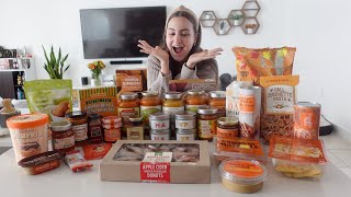 HUGE Trader Joe's Fall Haul | taste test review + pumpkin everything!