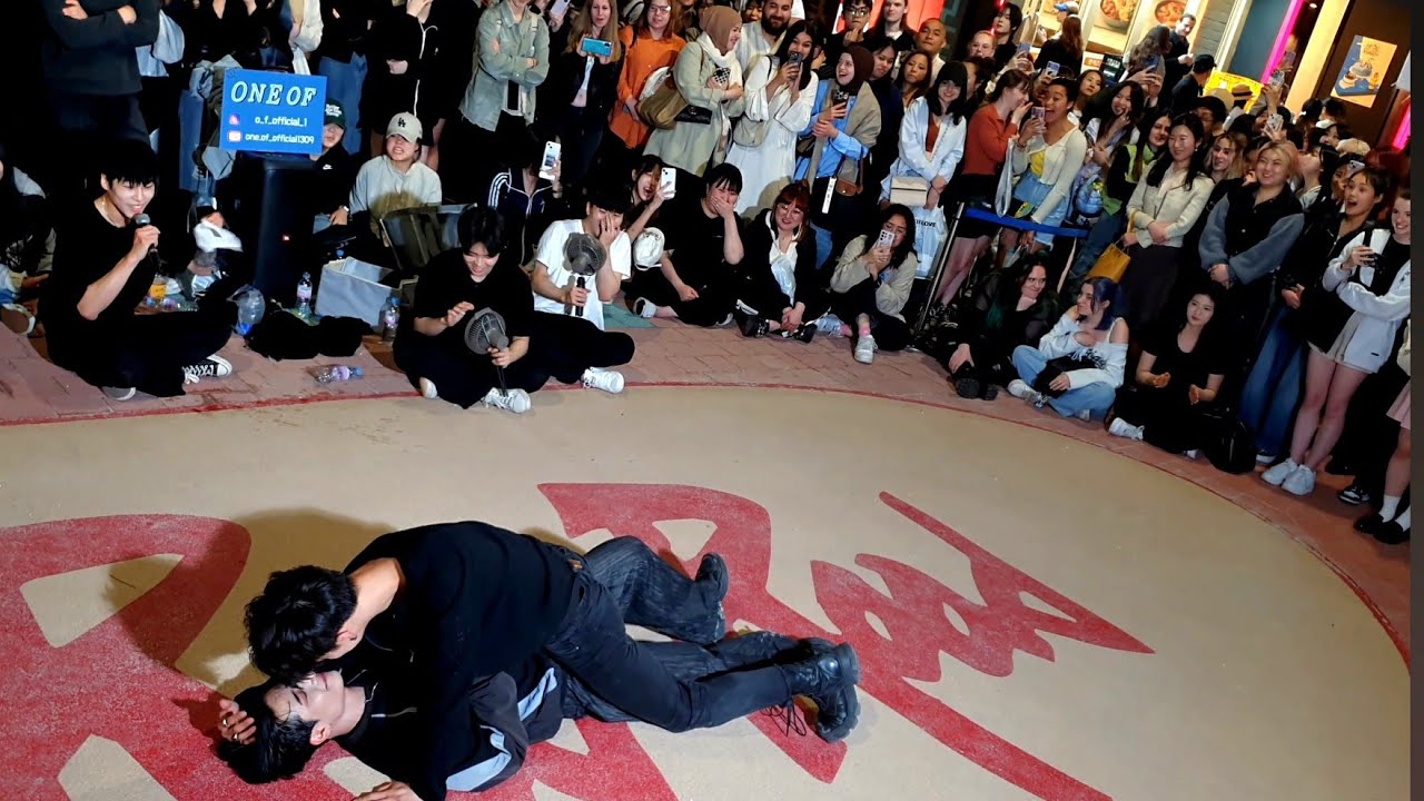 [STREET ARTIST] ONE OF. INTERACTIVE HONGDAE BUSKING. 240512.