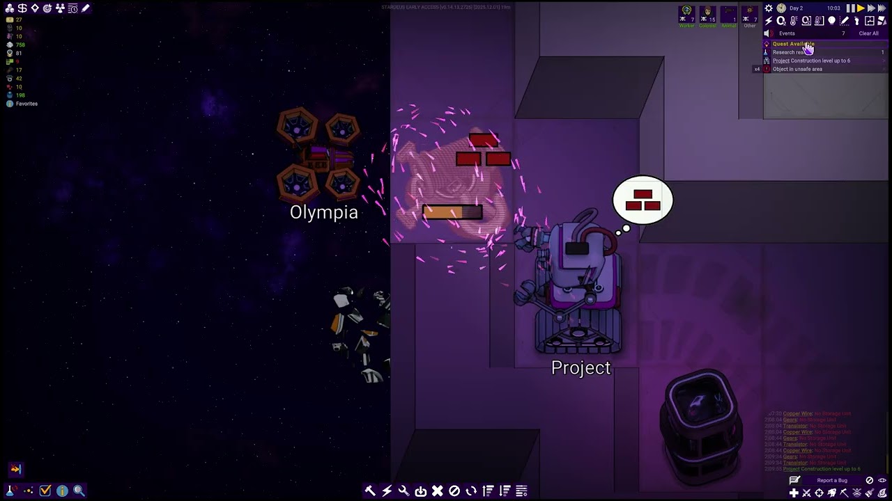 Stardeus Pt 1- Interesting game