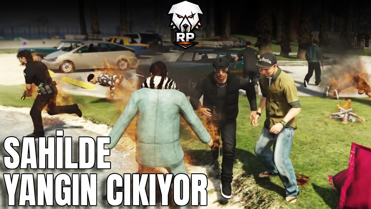 Sahilde yangın çıkıyor, olay büyük | KNGL RP