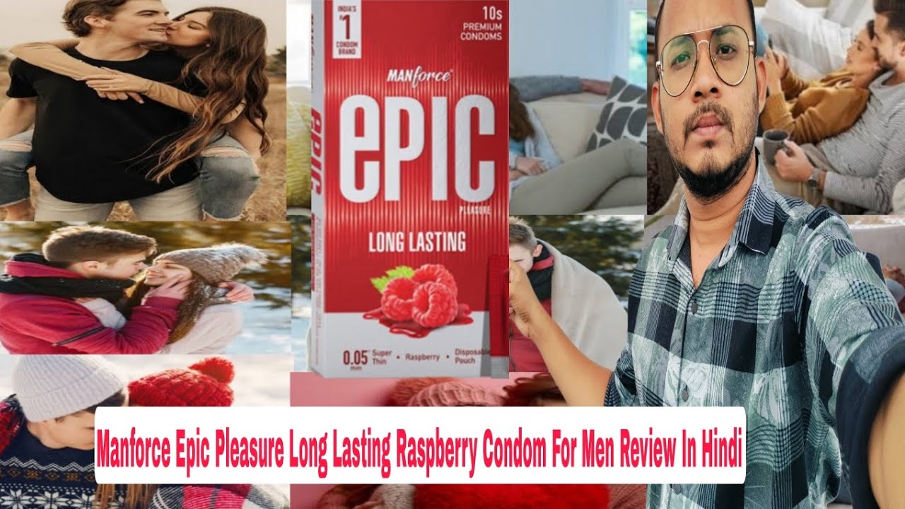 Manforce Epic Pleasure Long Lasting Raspberry Condom Review In Hindi 