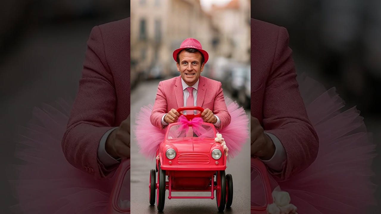 Manu en totomobile 🚗 (Contenu parodique) #parodie #humour #davynimal #macron #totomobile