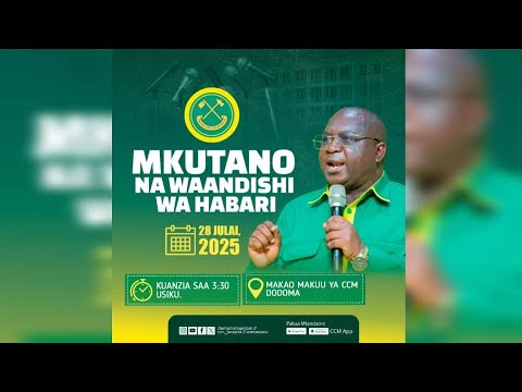 LIVE CCM WANATANGAZA MAJINA YA WAGOMBEA UBUNGE MAAMUZI YA KAMATI KUU 
