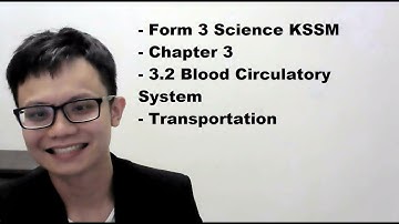 - Form 3 Science KSSM- Chapter 3- 3.2 Blood Circulatory System- Transportation