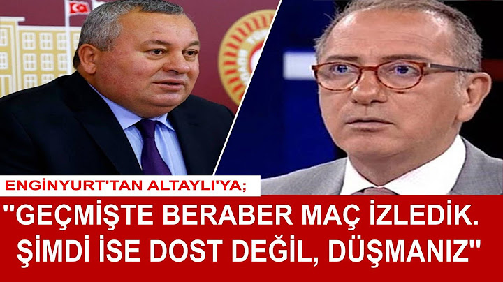Cemal Enginyurt'tan Fatih Altaylı'ya Canlı Yayında Çok Sert Sözler | 04.06.2020
