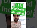11% Dividend Increase for This Dividend Stock! 🔥