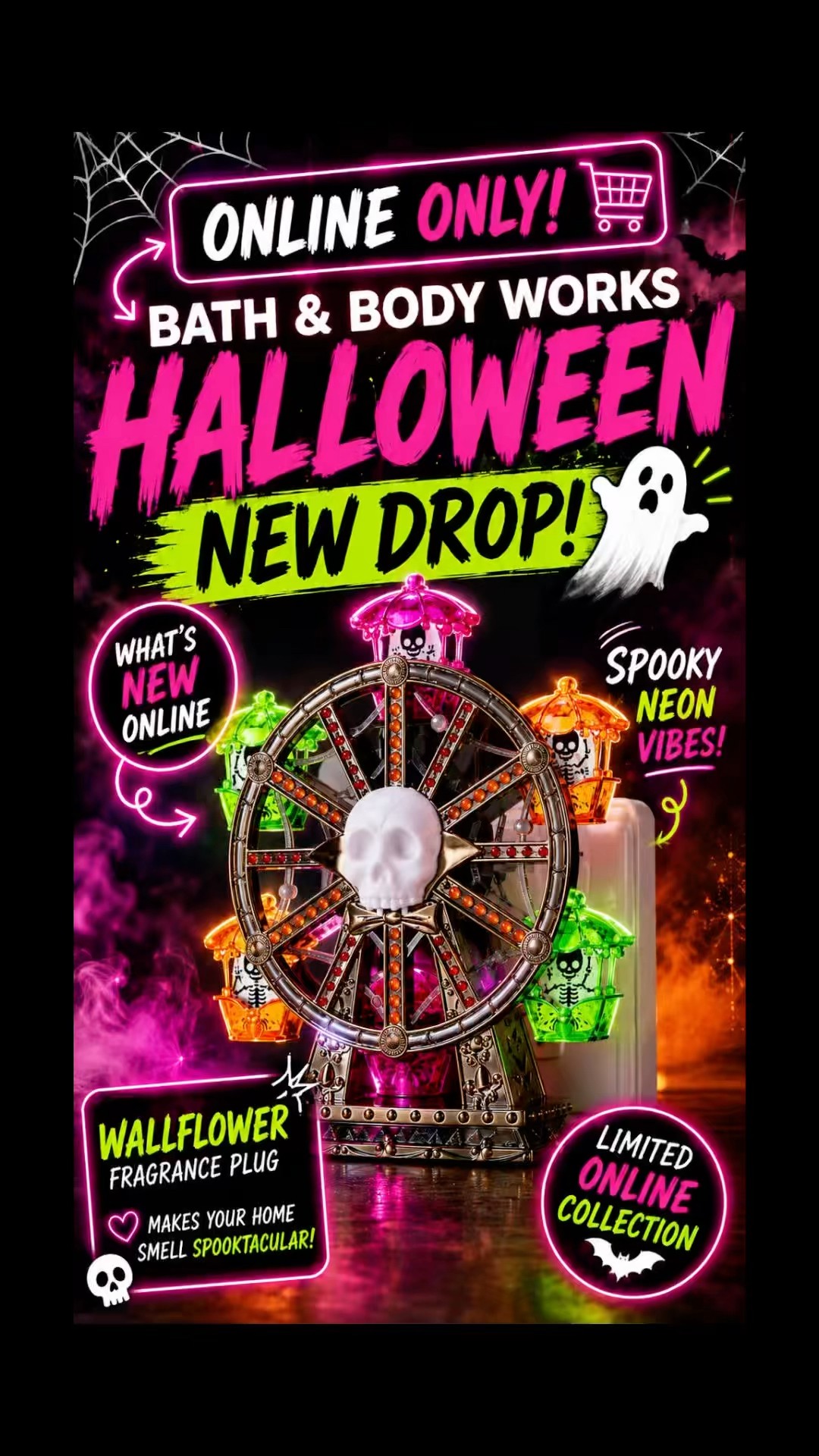🚨Bath & Body Works just dropped NEW Halloween Wallflowers… and
