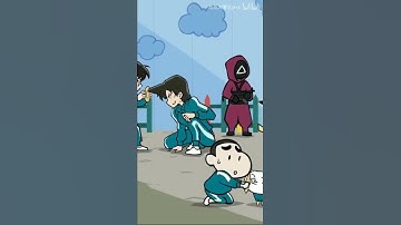 Shiro Thug Life 😎 | Shinchan - Shero in SQUID GAMES [ Dalgona Candy Challenge] #shorts
