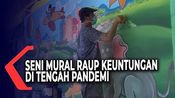 Seni Mural, Raup Keuntungan Ditengah Pandemi Covid 19
