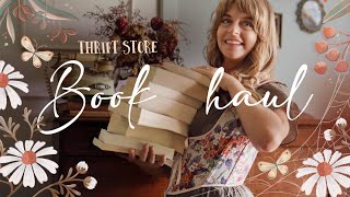 The Best Thrift Store Book Haul 👜 Cosy Fantasy, Dark Academia, Mystery & Magic for a Witch's Library