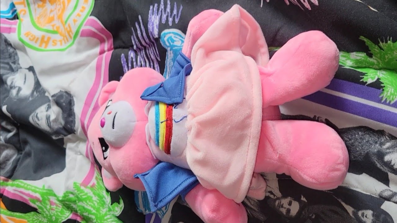 Watch Care Bears Cheer Bear as Eleven limited edition plush bear of the Stranger Things line full video on YouTube Watch Care Bears Cheer Bear as Eleven limited edition plush bear of the Stranger Things line full video on YouTube