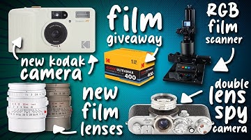 New Kodak Camera, New Scanner & Film Lenses, Film Giveaway & More!