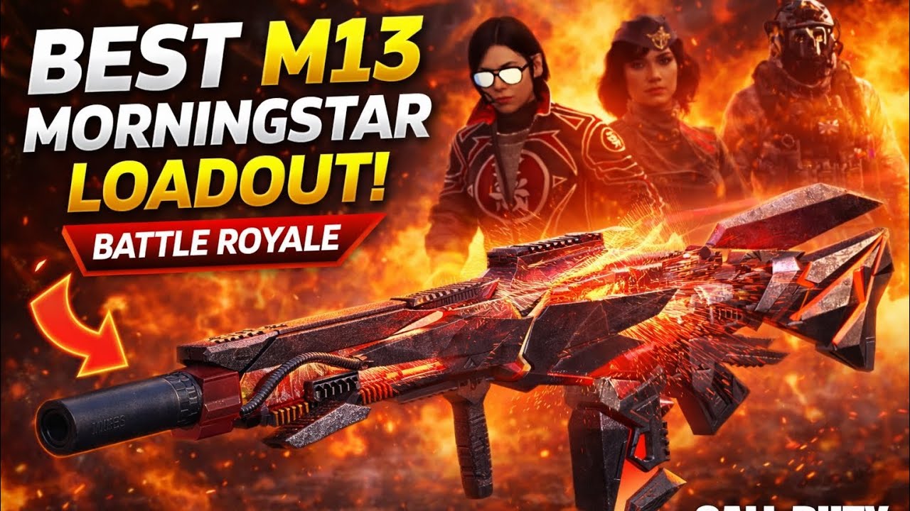 This M13 Morningstar Loadout is BROKEN in Battle Royale 😳