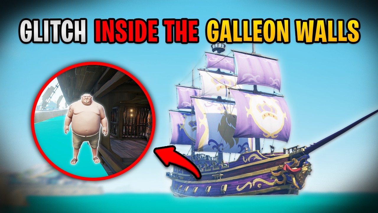 THE BEST GALLEON GLITCH IN SEA OF THIEVES! - WORKING