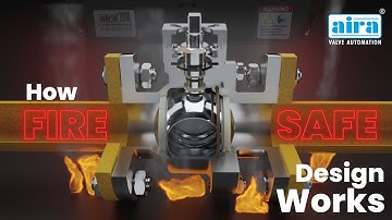 How Two Piece Floating Ball Valve & Fire Safe Design Works ? | With Animation