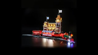 BriksMax Light Kit For Lego Light Kit For Disney Train and Station 71044