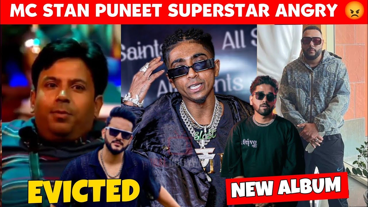 MC Stan Puneet Superstar Angry 😡 Troll MC Stan, Fukra insaan, Puneet , Badahah Kalam Ink New Album