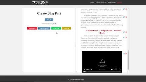 Blog Content Management System Demo