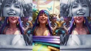 Girl's Epic Festival Dance to Sweet Disposition, Blazy remix