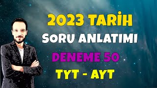 Tyt Ayt Tari̇h Deneme Soru Çözüm Kampi Deneme 50