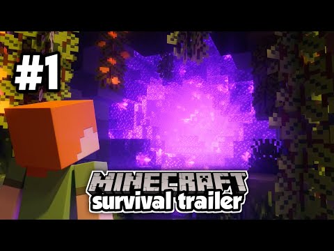 Minecraft Tapi Mirip Trailer - Minecraft Survival Eps 1