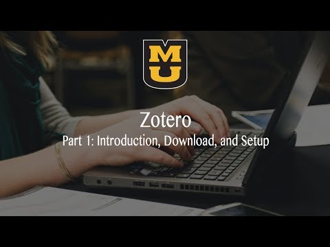 Zotero Part 1: