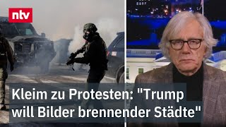 Kleim Zu Protesten Trump Will Bilder Brennender Städte - Ice-Tötung Wühlt Usa Auf