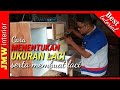 Cara Menentukan ukuran laci serta membuatnya