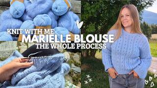 How Many Hours Does It Take To Knit The Marielle Blouse by Mariasverden // Project Vlog