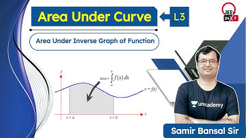 JEE Maths: Area Under Curve L3 | Area Under Inverse Graph of Function | JEE 24x7 | Samir Bansal