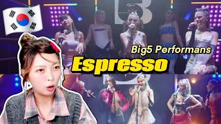 [Korean react] espresso (Big5 A/B group Performans) (SUB)